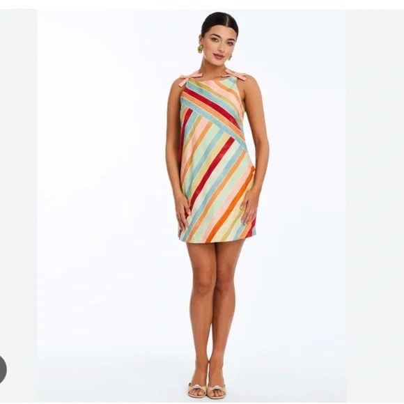 Mestiza New York  Payton Cabana Stripe Minidress size XS - Picture 3 of 6